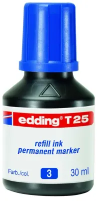 EDDING PERMANENT MÜREKKEP 30 ML E-T25 MAVİ