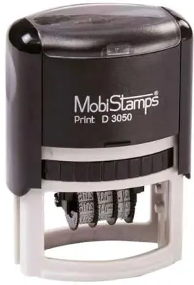 MOBİSTAMPS TARİH KAŞE OVAL D-3050