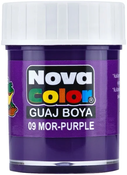 NOVA COLOR GUAJ BOYA ŞİŞE 30 CC MOR NC-111