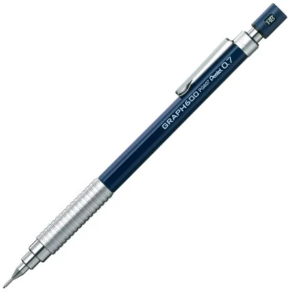 PENTEL VERSATİL KALEM TEKNİK ÇİZİM GRAPHGEAR 600 PG607 0.7 MAVİ Y PG607-C