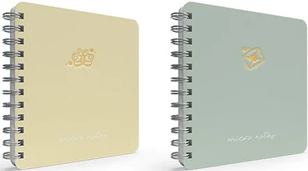 GIPTA DEFTER MICRO NOTES 16x16 SPİRALLİ SERT KAPAK 100 YP. DÜZ 6442