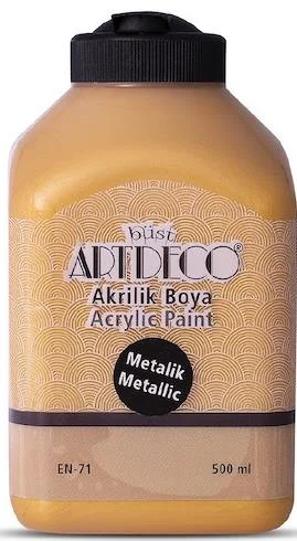 ARTDECO AKRİLİK BOYA METALİK 500 ML ALTIN Y-071L-3721
