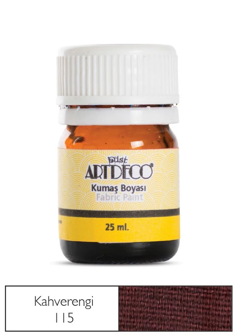 ARTDECO KUMAŞ BOYASI 25 ML KAHVERENGİ Y-010A-115