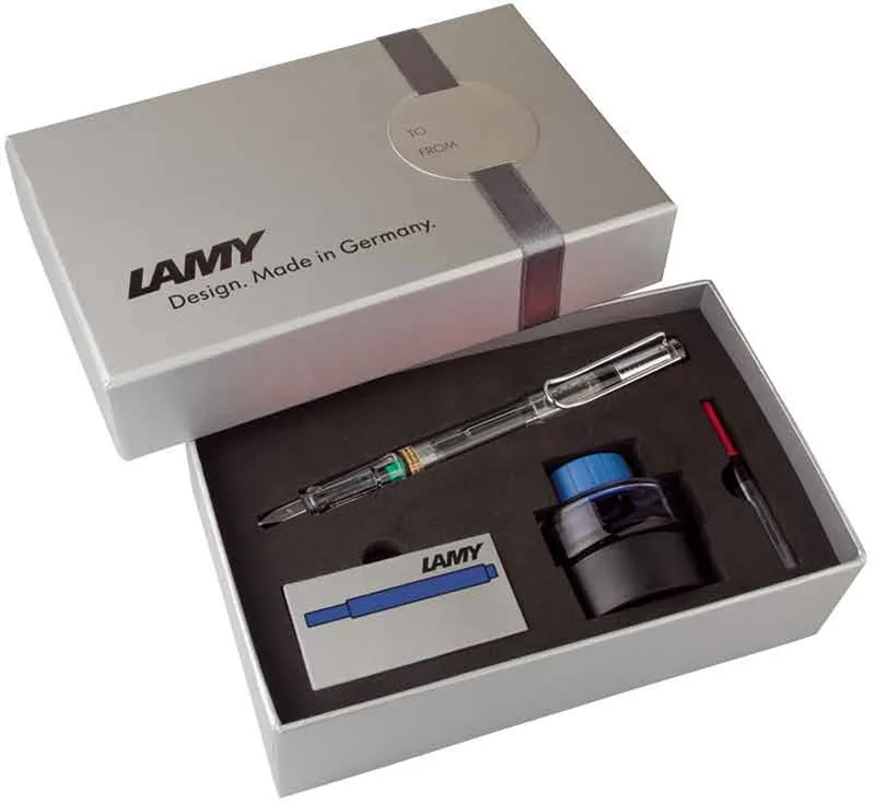 LAMY DOLMA KALEM SAFARI SETİ ŞEFFAF M UÇ 12DS-M