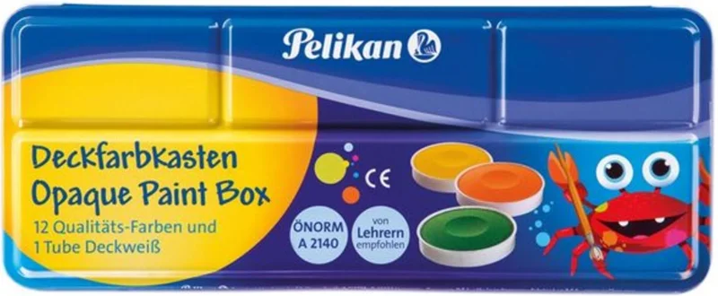 PELİKAN SULUBOYA 12 Lİ METAL KUTU PL802116MKS