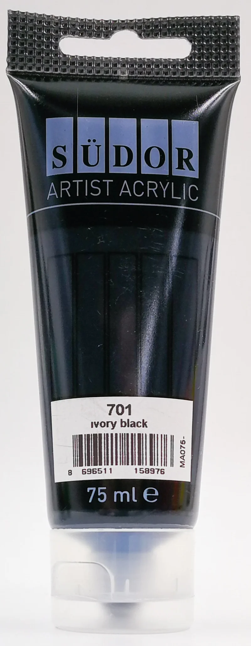 SÜDOR AKRİLİK BOYA TÜP 75 ML SİYAH 701