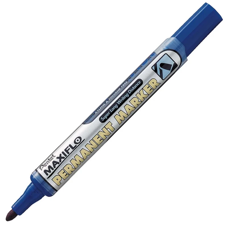 PENTEL PERMANENT MARKÖR NLF50 YUVARLAK UÇ MAVİ Y NLF50-C