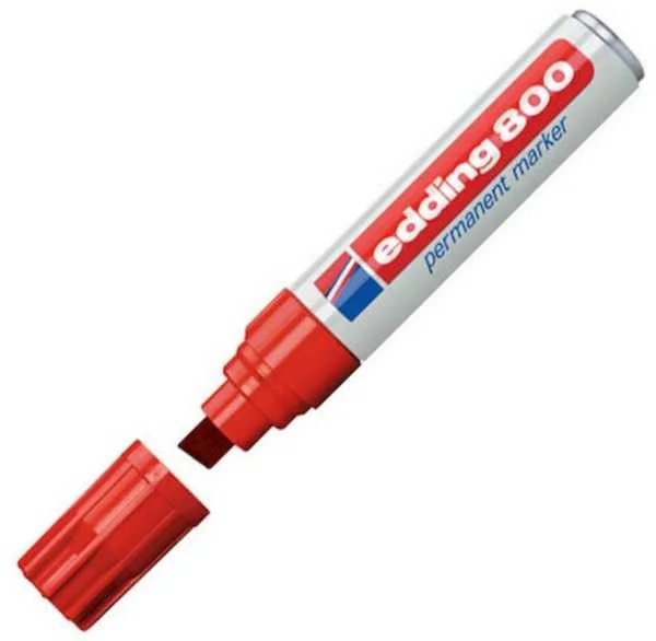 EDDING PERMANENT MARKÖR E-800 KIRMIZI