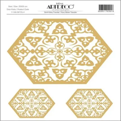 ARTDECO KOLAY TRANSFER SİMLİ 25x35 NO:4 Y-100SKT25-4
