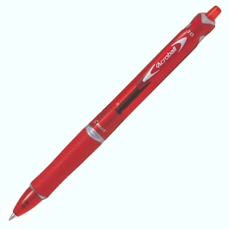 PILOT TÜKENMEZ KALEM ACROBALL BEGREEN 1.0 KIRMIZI BAB-15M-R-BG