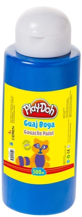 PASİF PLAY-DOH GUAJ BOYA 500 ML. MAVİ PLAY-GU003