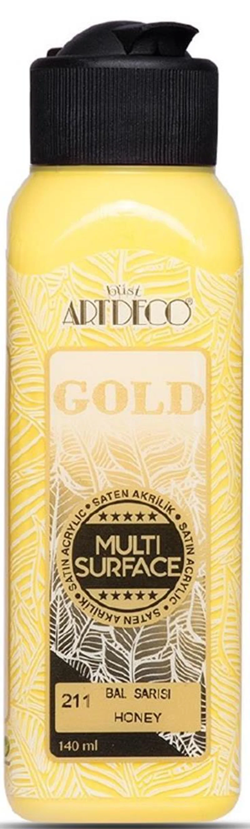 ARTDECO AKRİLİK BOYA GOLD MULTI-SURFACE 140 ML BAL SARISI Y-G70R-211