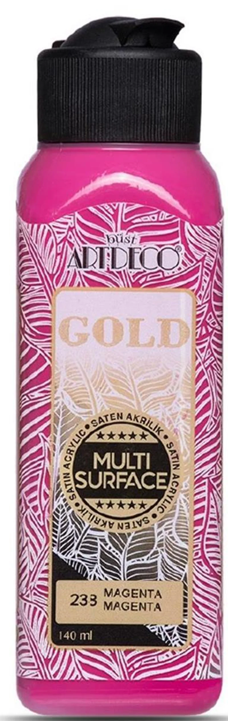 ARTDECO AKRİLİK BOYA GOLD MULTI-SURFACE 140 ML MAGENTA Y-G70R-238