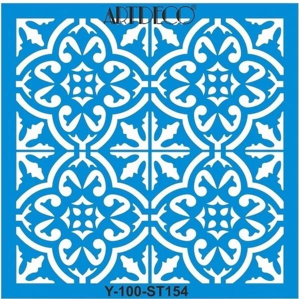 ARTDECO STENCIL 30x30 CM ANTİK KARO Y-100-ST154