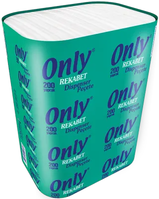 ONLY DİSPENSER PEÇETE REKABET 2 KATLAMA 200YP. 18 Lİ