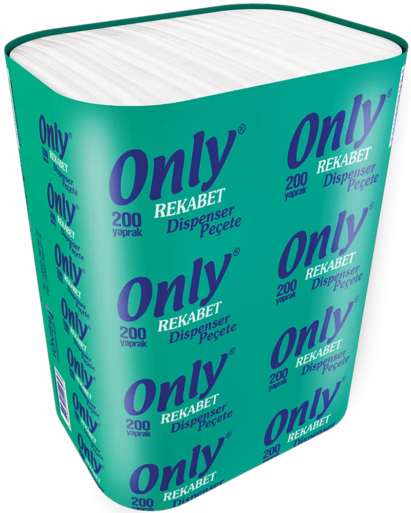 ONLY DİSPENSER PEÇETE REKABET 2 KATLAMA 200YP. 18 Lİ