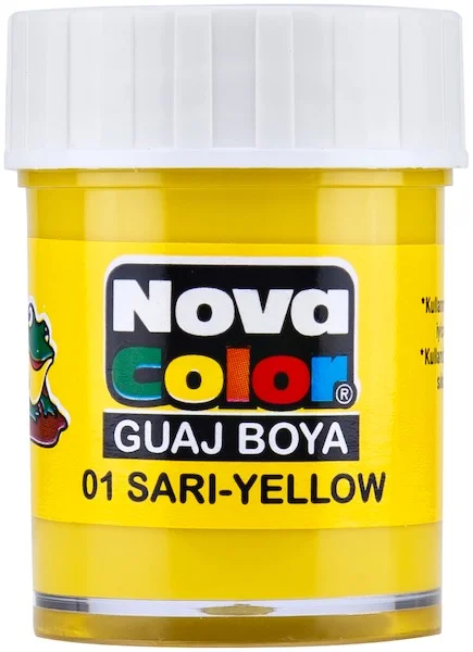 NOVA COLOR GUAJ BOYA ŞİŞE 30 CC SARI NC-103
