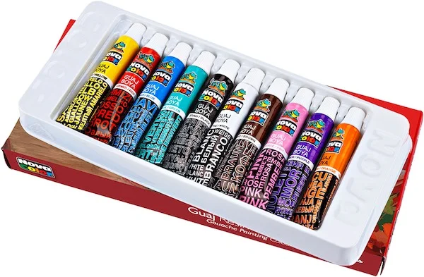 NOVA COLOR GUAJ BOYA TÜP SET 12 ML 10 LU NC-102