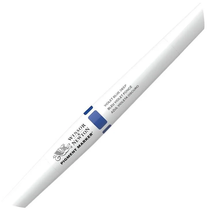W&amp;N PIGMENT MARKER VIOLET BLUE DEEP 038 WN-0202038