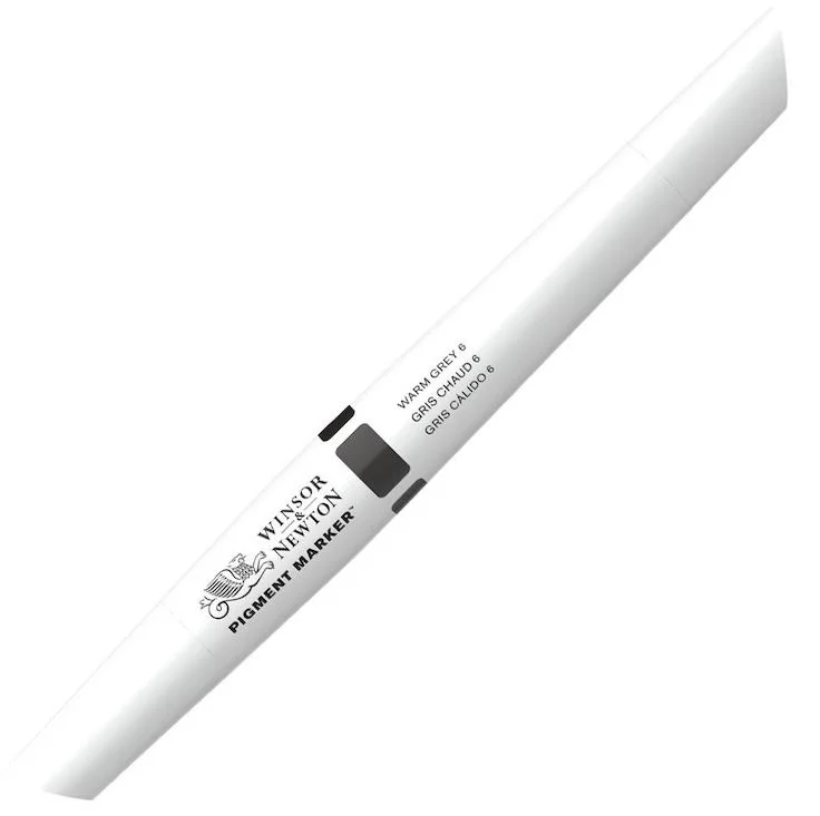W&amp;N PIGMENT MARKER WARM GREY 6 128 WN-0202128