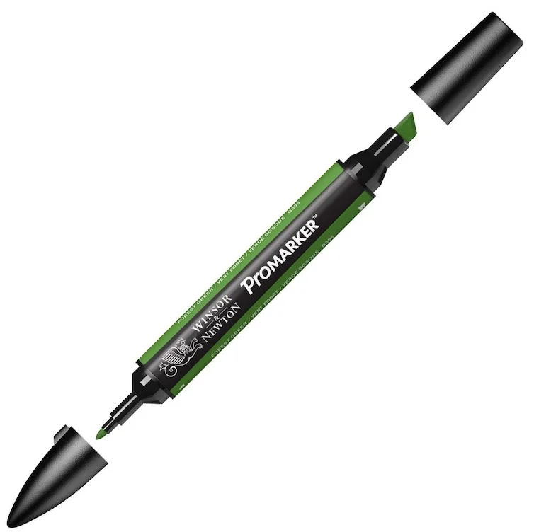 W&amp;N PROMARKER KALEM FOREST GREEN 068 (G356) WN-0203068