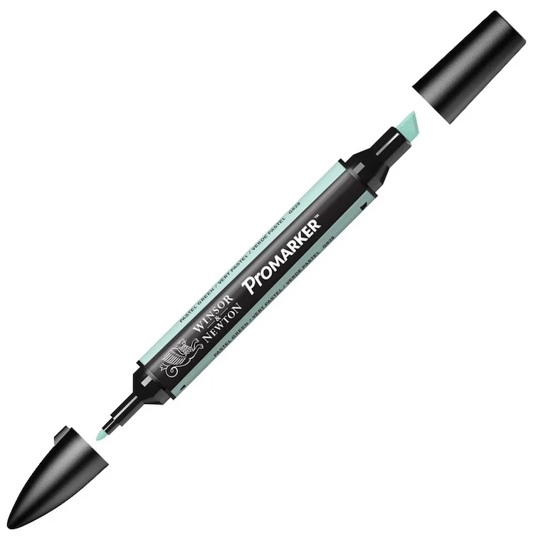 W&amp;N PROMARKER KALEM PASTEL GREEN 274 (G829) WN-0203274
