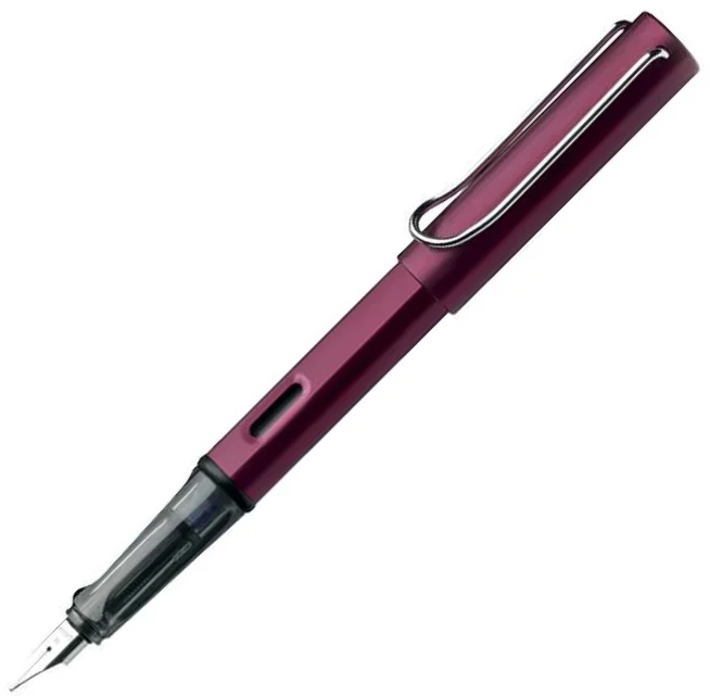 LAMY DOLMA KALEM AL-STAR ALÜMİNYUM SİYAH-MOR M UÇ 29-M