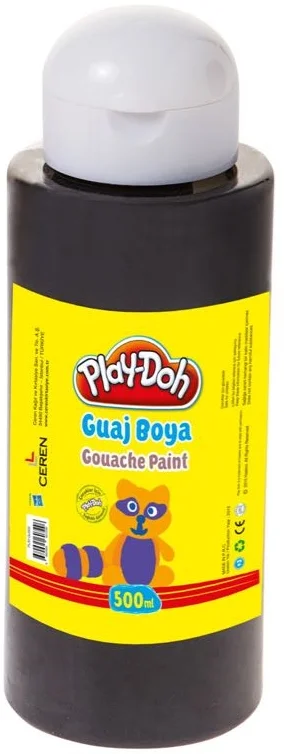 PASİF PLAY-DOH GUAJ BOYA 500 ML. SİYAH PLAY-GU008
