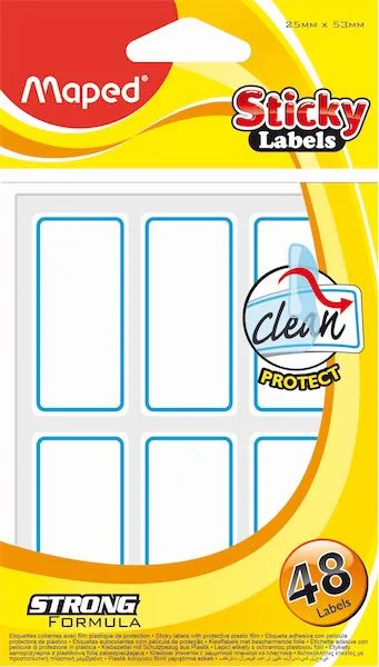 MAPED YAPIŞKANLI ETİKET 25X53 774110