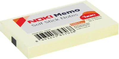 NOKİ MEMO YAPIŞKANLI NOT KAĞIDI 51x75 100 YP 12006 SARI