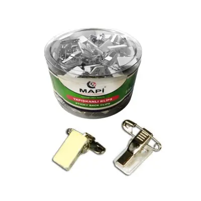MAPİ KLİPS METAL YAPIŞKANLI 100 LÜ 910 05 04
