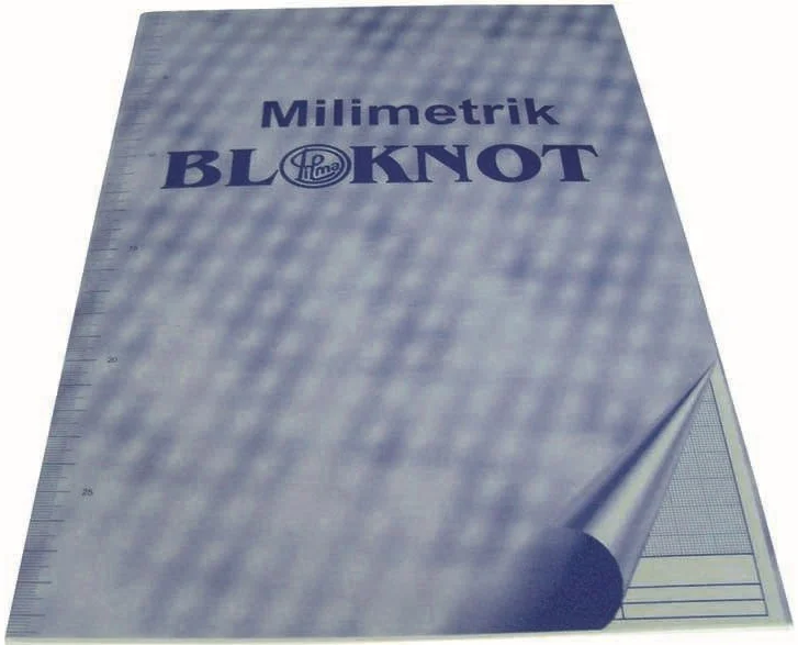 DİLMAN MİLİMETRİK BLOK A4 MAVİ 30 YP 2110