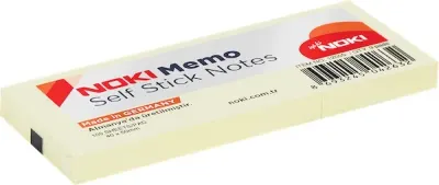NOKİ MEMO YAPIŞKANLI NOT KAĞIDI 38x51 100 YP 12005 3 LÜ