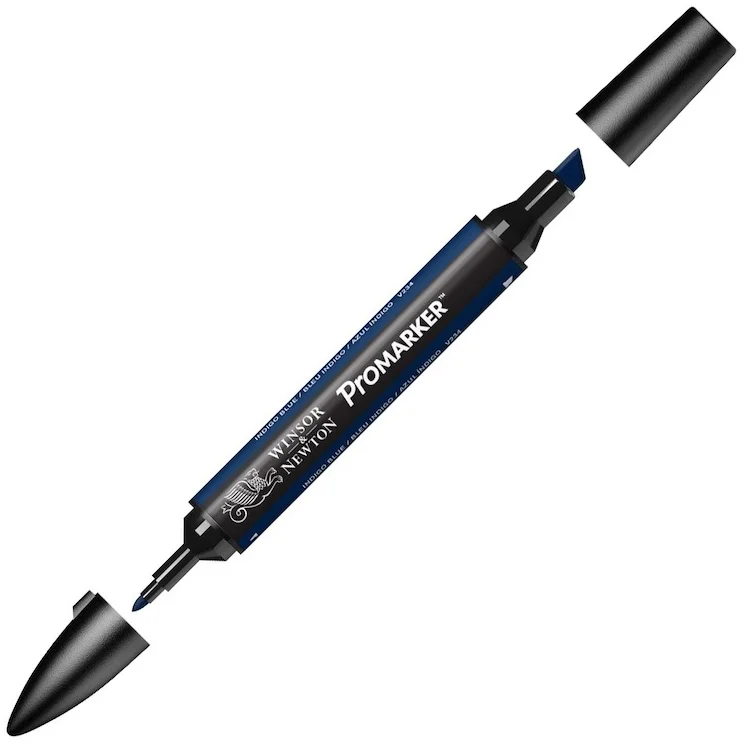 W&amp;N PROMARKER KALEM INDIGO BLUE 169 (V234) WN-0203169