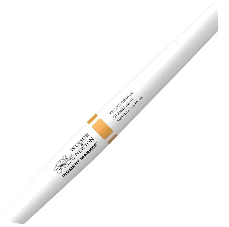W&amp;N PIGMENT MARKER YELLOW ORANGE 007 WN-0202007