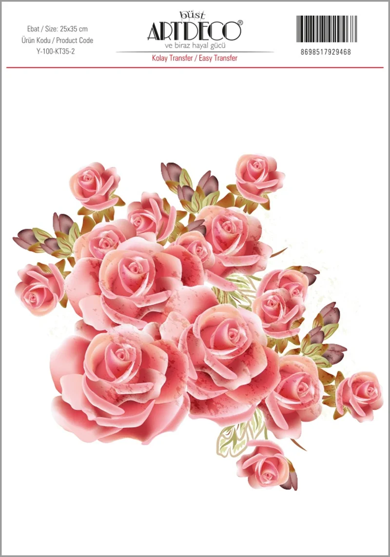 ARTDECO KOLAY TRANSFER 35x50 CM NO:2 Y-100-KT35-2