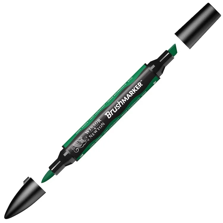 W&amp;N PROMARKER BRUSH KALEM LUSH GREEN 228 WN-0204228