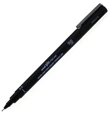 UNİ DRAWING PEN PIN02-200 0.2 SİYAH