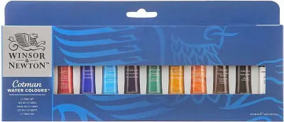 W&amp;N SULU BOYA COTMAN SET 12x8 ML TUBE SET WN-0390636