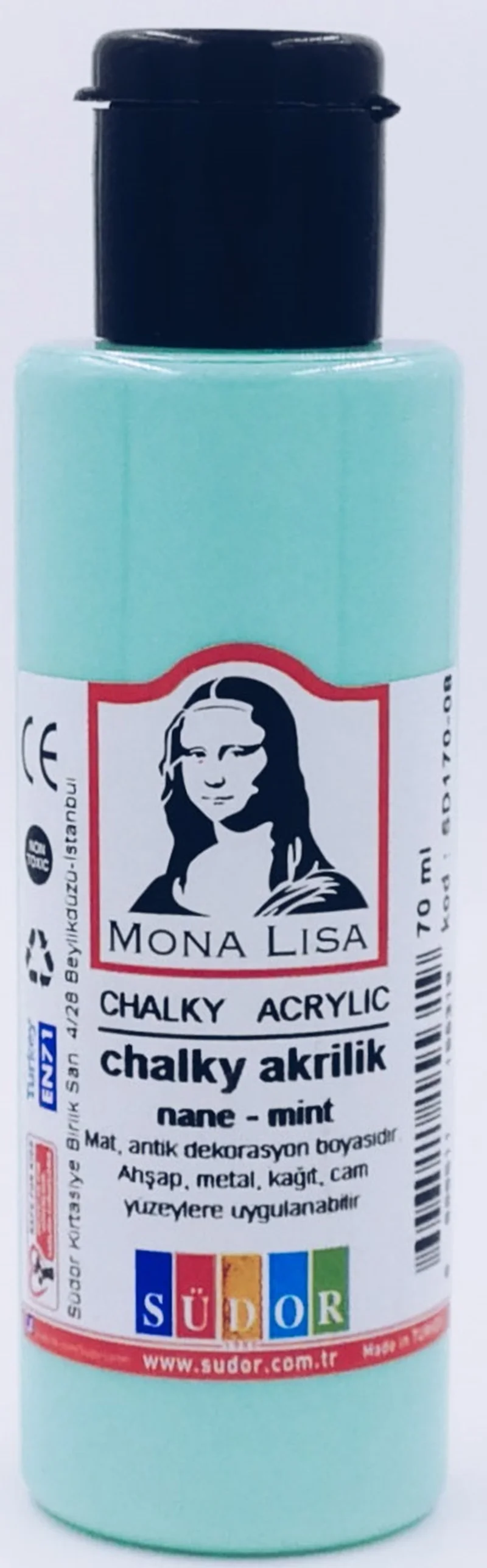 SÜDOR AKRİLİK BOYA 70 ML CHALKY NANE SD170-08