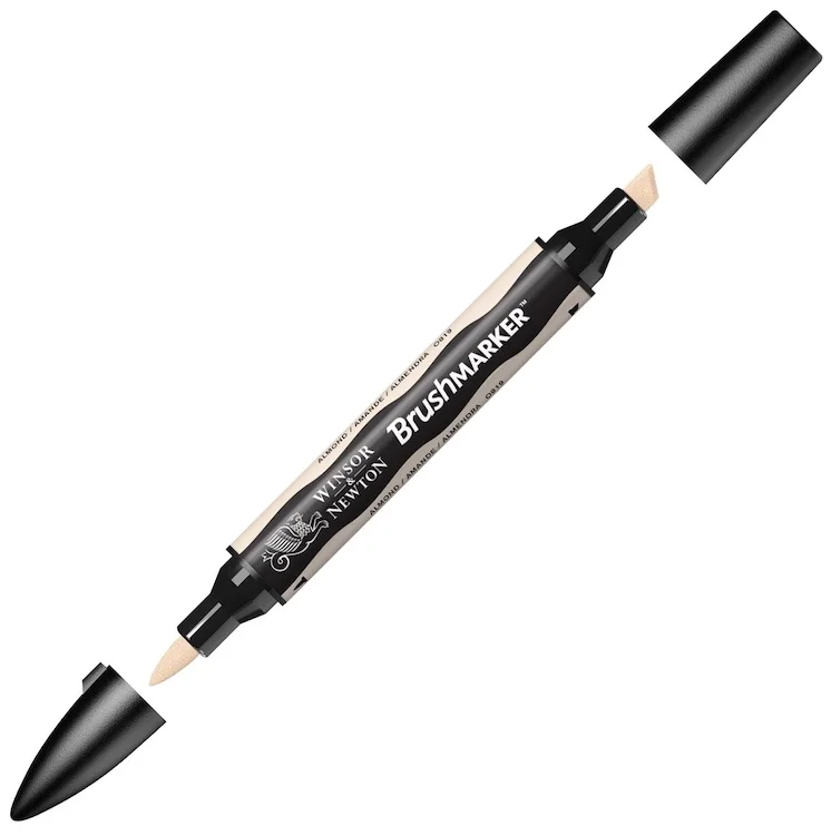 W&amp;N PROMARKER BRUSH KALEM ALMOND 216 WN-0204216