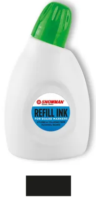 SNOWMAN BEYAZ TAHTA KALEMİ MÜREKKEBİ 90 CC SİYAH BN-1A