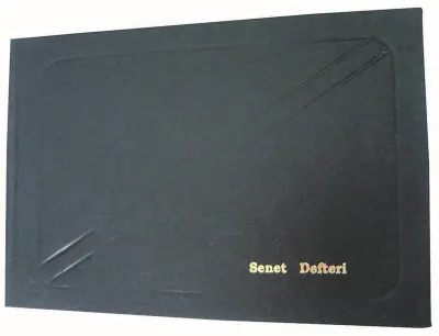 DİLMAN SENET KAYIT DEFTERİ CİLTLİ 17x24 192 YP 1503