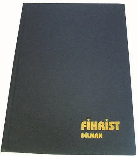 DİLMAN FİHRİST CİLTLİ SERT KAPAK 14x20 12 YP 14 BASAMAK 1003