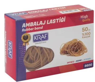 KRAF AMBALAJ LASTİĞİ %100 KAUÇUK   50g 960G