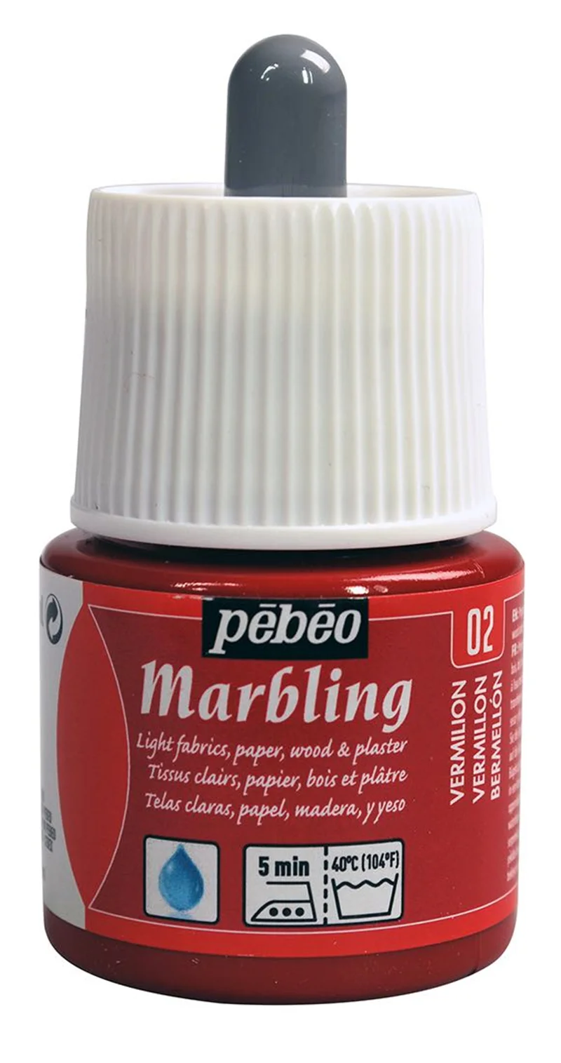 PEBEO EBRU BOYASI MARBLING 45 ML 130*02 VERMILION