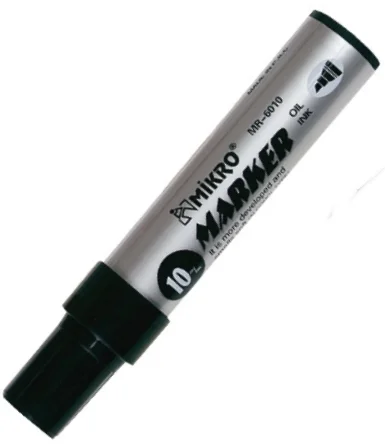 MİKRO PERMANENT MARKER JUMBO 10 MM SİYAH 6010S