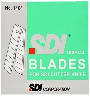 SDI MAKET BIÇAĞI YEDEĞİ GENİŞ 1404 100 LÜ