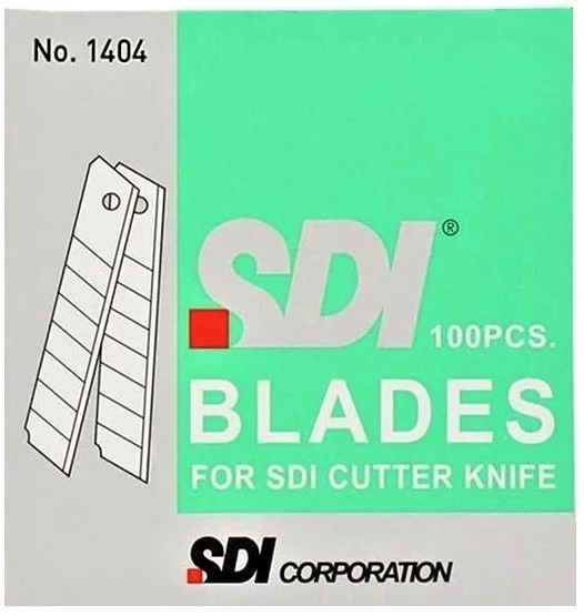 SDI MAKET BIÇAĞI YEDEĞİ GENİŞ 1404 100 LÜ