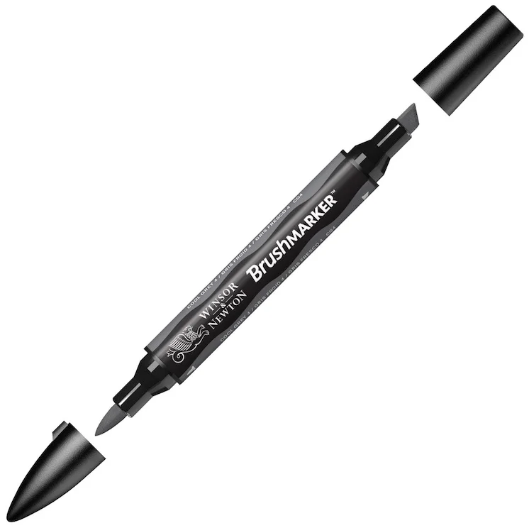 W&amp;N PROMARKER BRUSH KALEM COOL GREY 4 158 WN-0204158